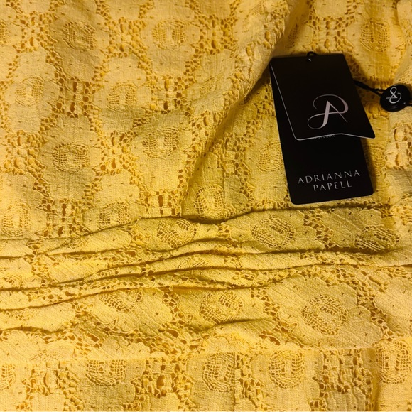 NWT Adrianna Papell yellow sheath dress sz 8 - Picture 6 of 6